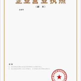 營業(yè)執(zhí)照樣式
